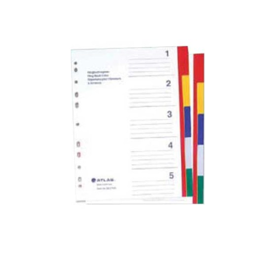 AS-F284C05-Coloured-Dividers-Without-Printed-Tabs